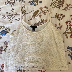 lace crop top